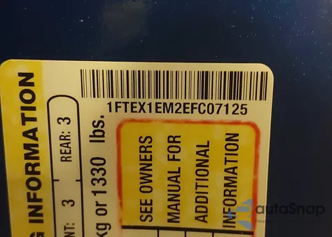 2014 Ford F-150 Xlt z USA, uszkodzony, nr VIN 1FTEX1EM2EFC07125